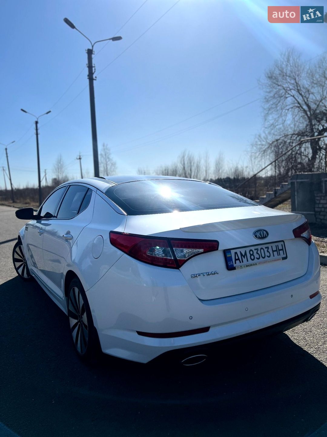 Kia Optima 2013 VIN KNAGN412BE5390225 фото оголошення 2 з 14