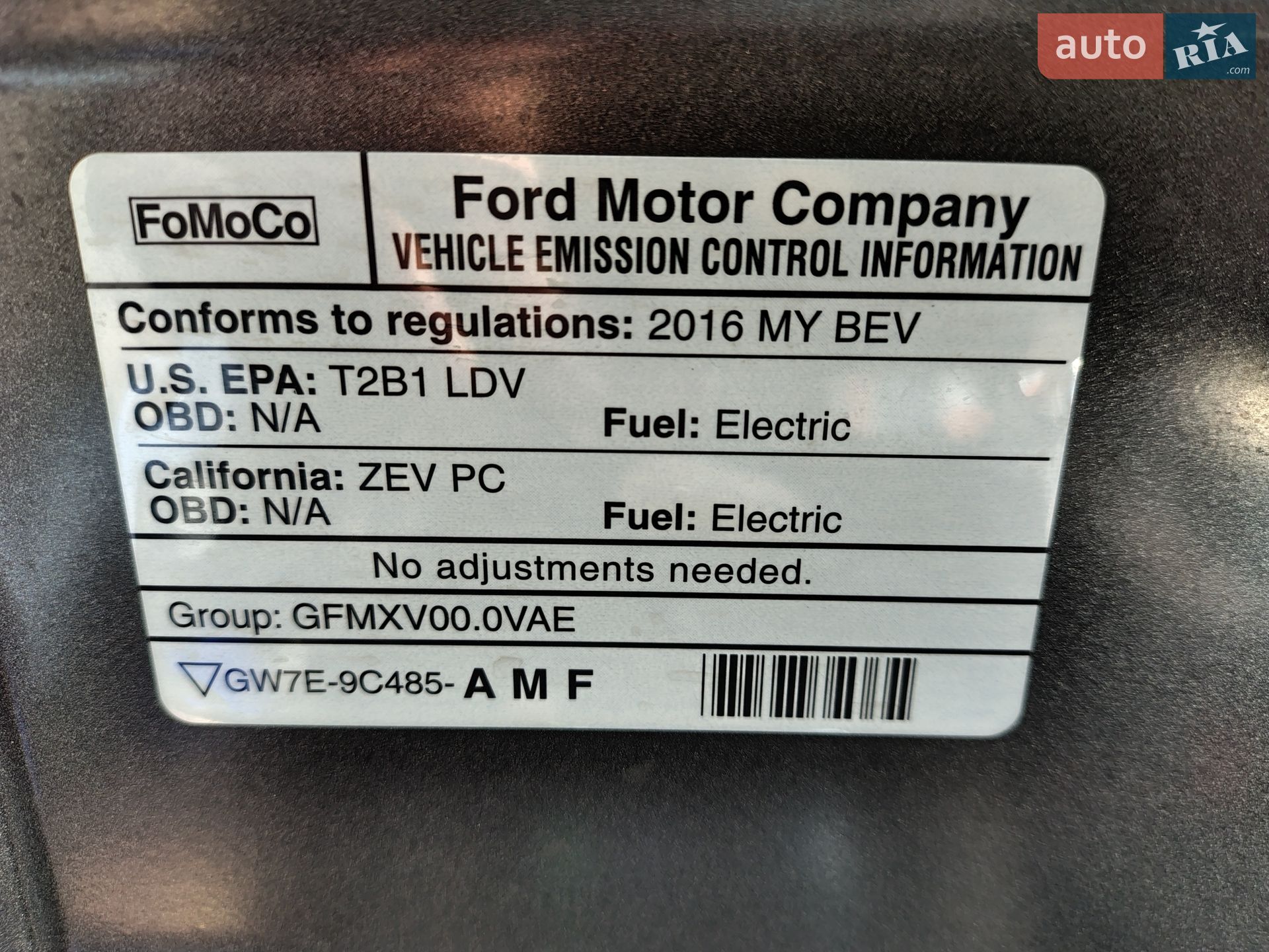 Ford Focus 2015 VIN 1FADP3R49GL221258 фото оголошення 9 з 24