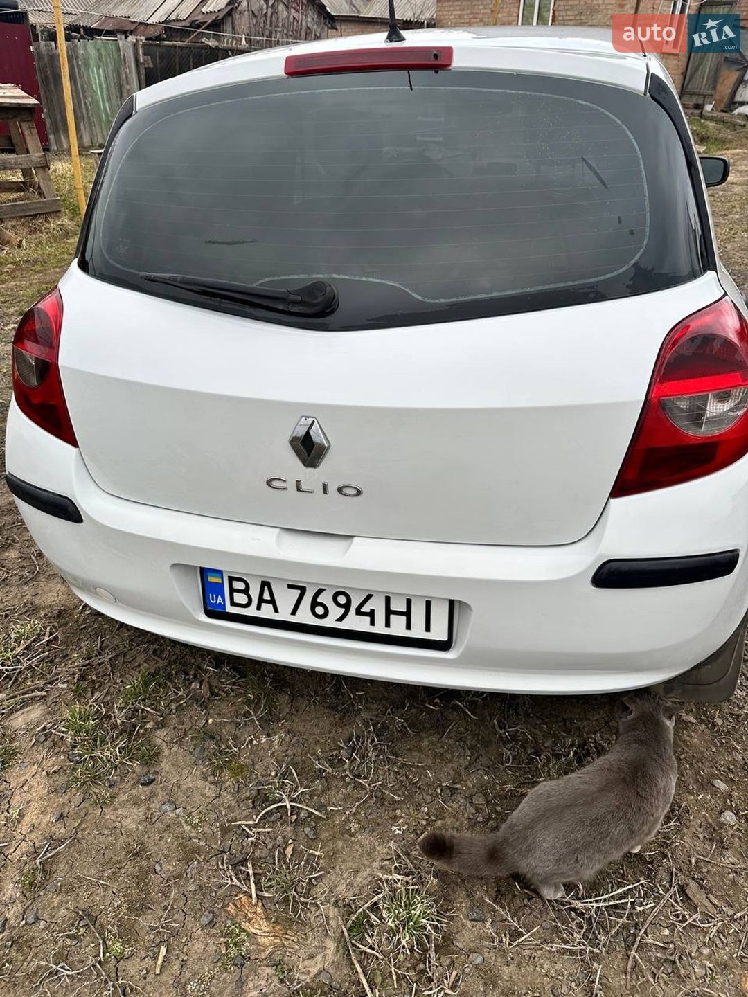Renault Clio 2007 VIN VF1BR1G0H38372180 фото оголошення 2 з 12