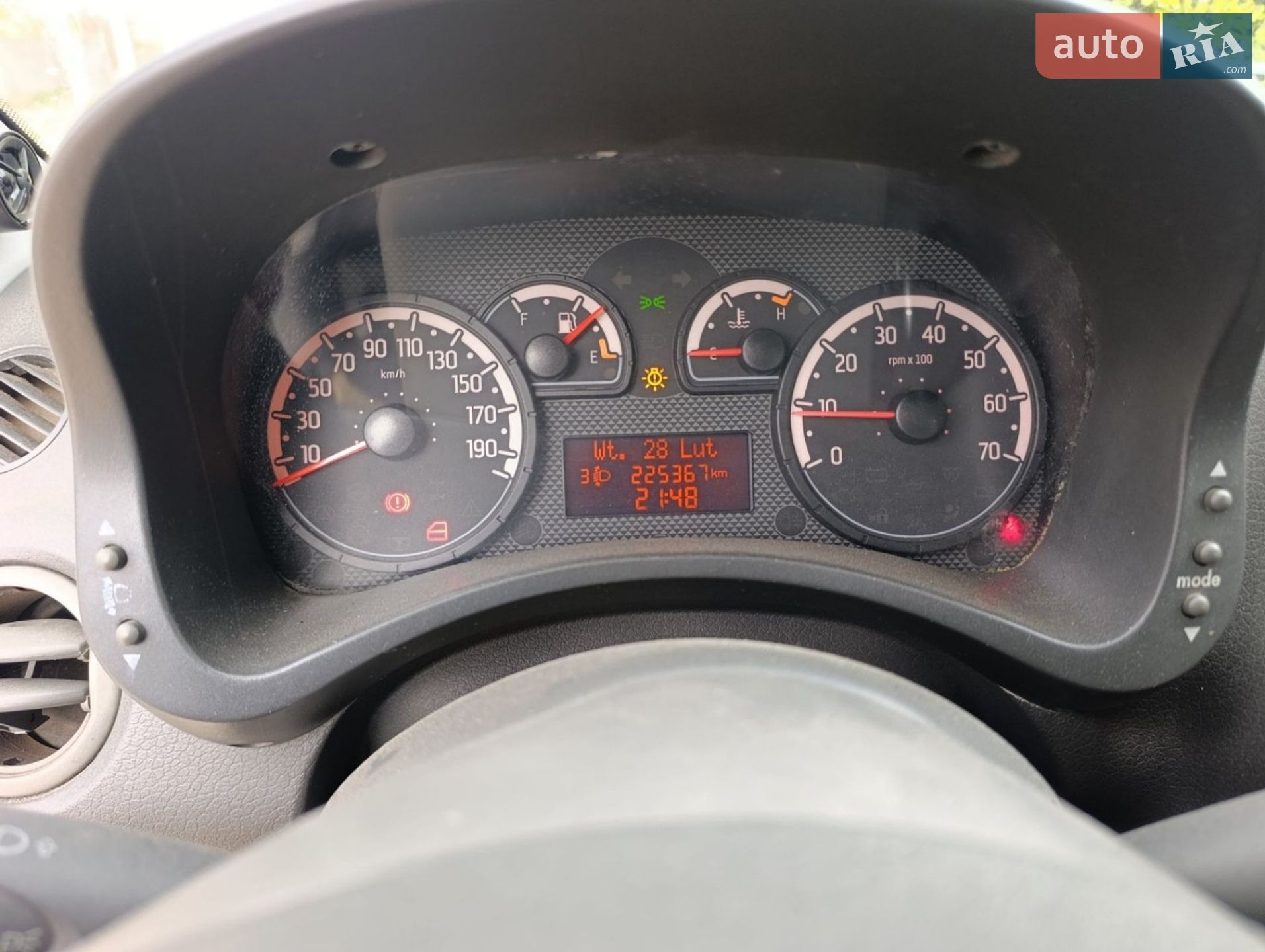 Fiat Panda 2011 VIN ZFA16900004044250 фото оголошення 6 з 17