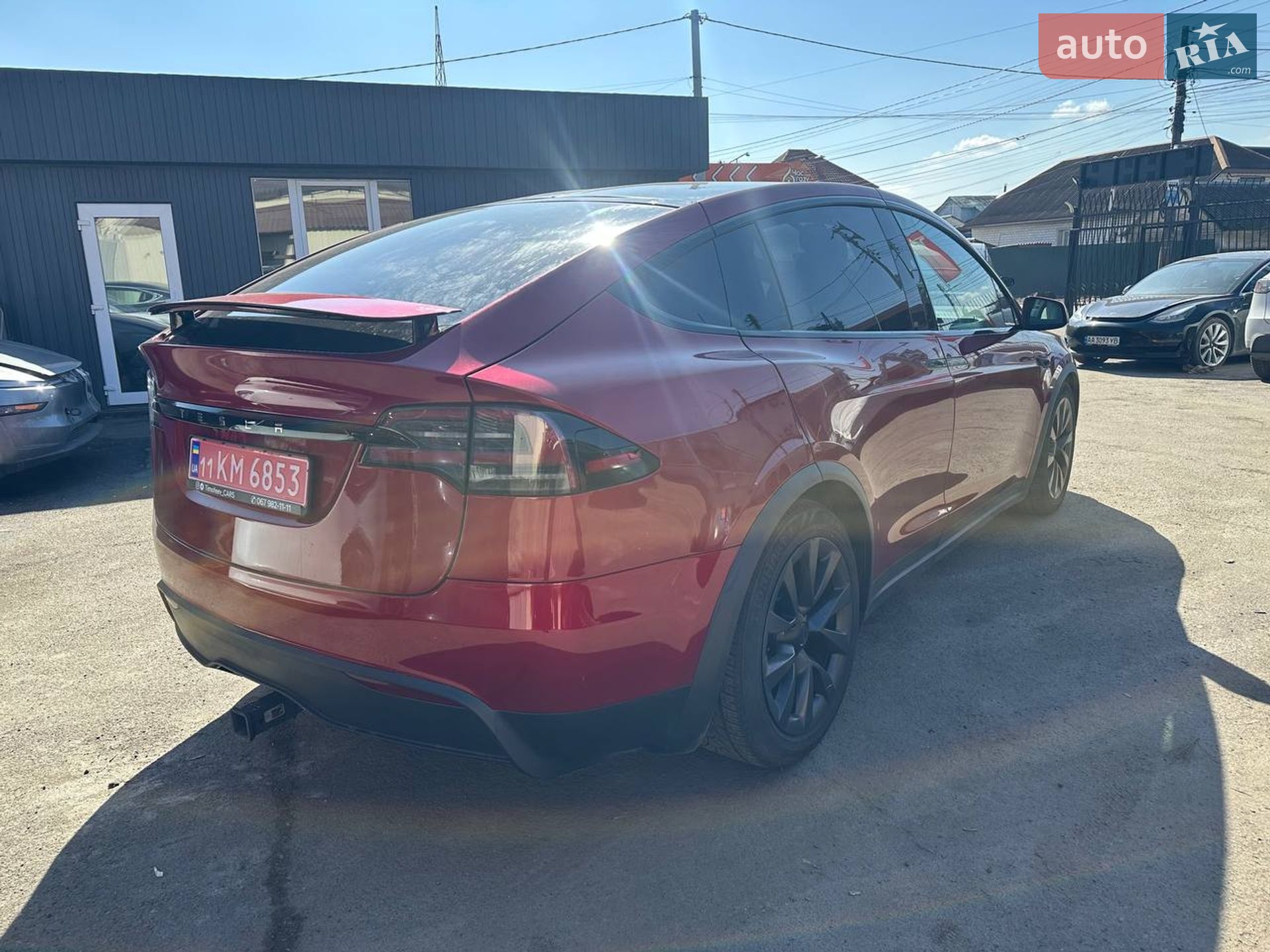Tesla Model X 2023 VIN 7SAXCAE50PF423076 фото оголошення 2 з 13