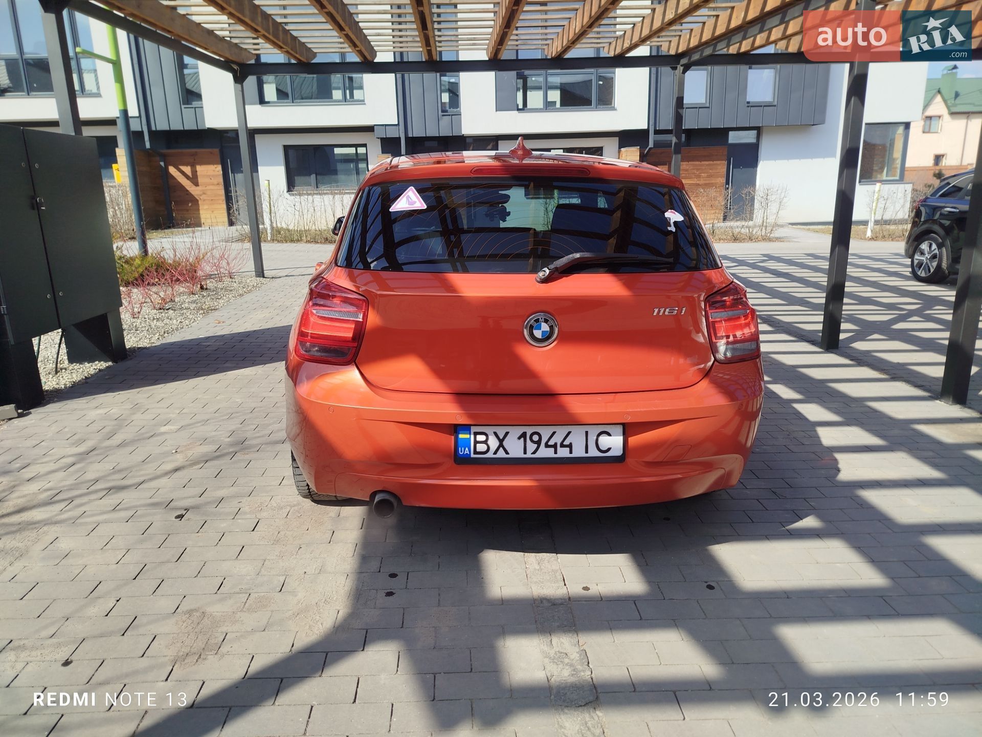 BMW 1 Series 2012 VIN WBA1A11070J147722 фото оголошення 5 з 27