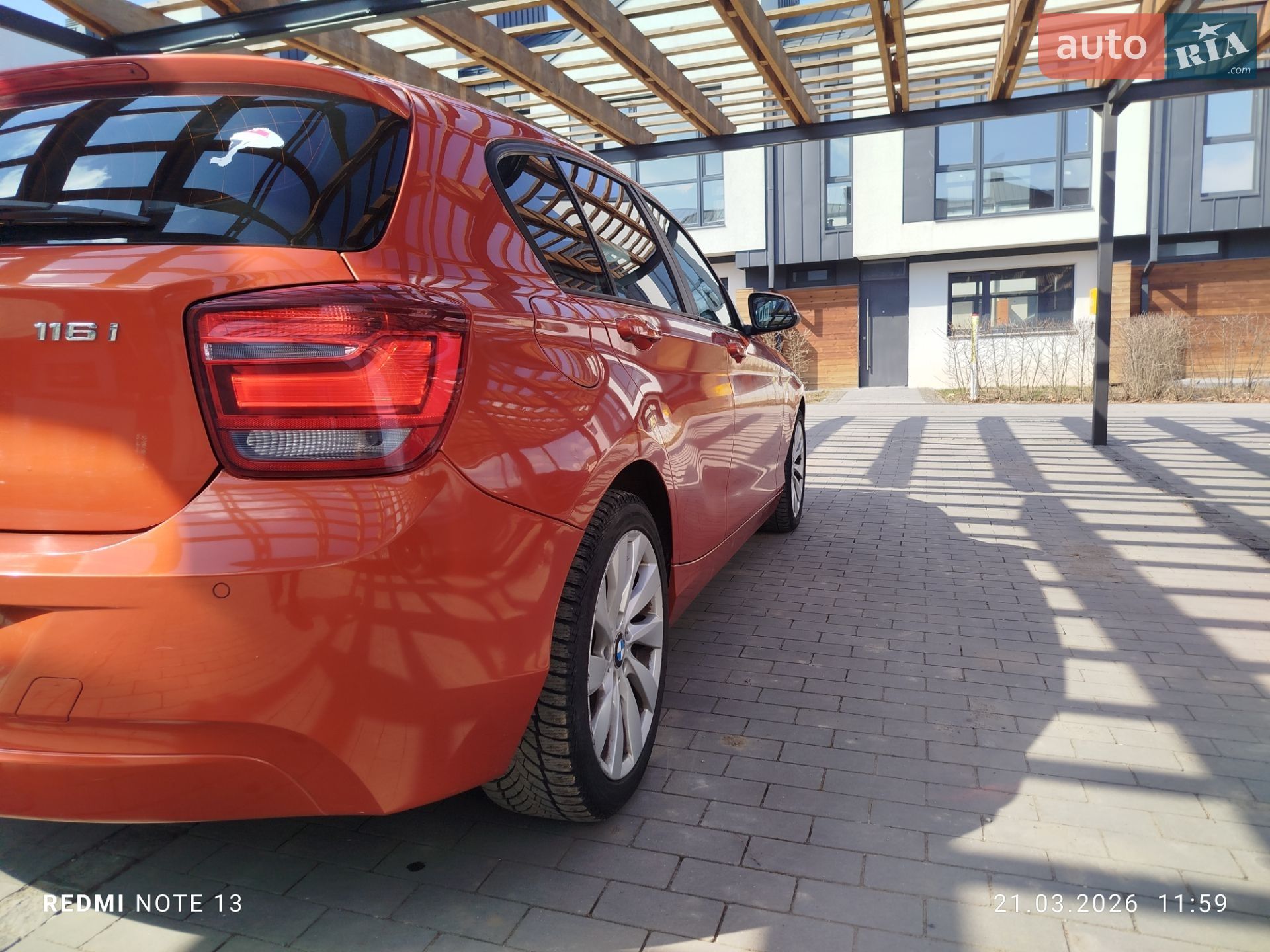 BMW 1 Series 2012 VIN WBA1A11070J147722 фото оголошення 7 з 27