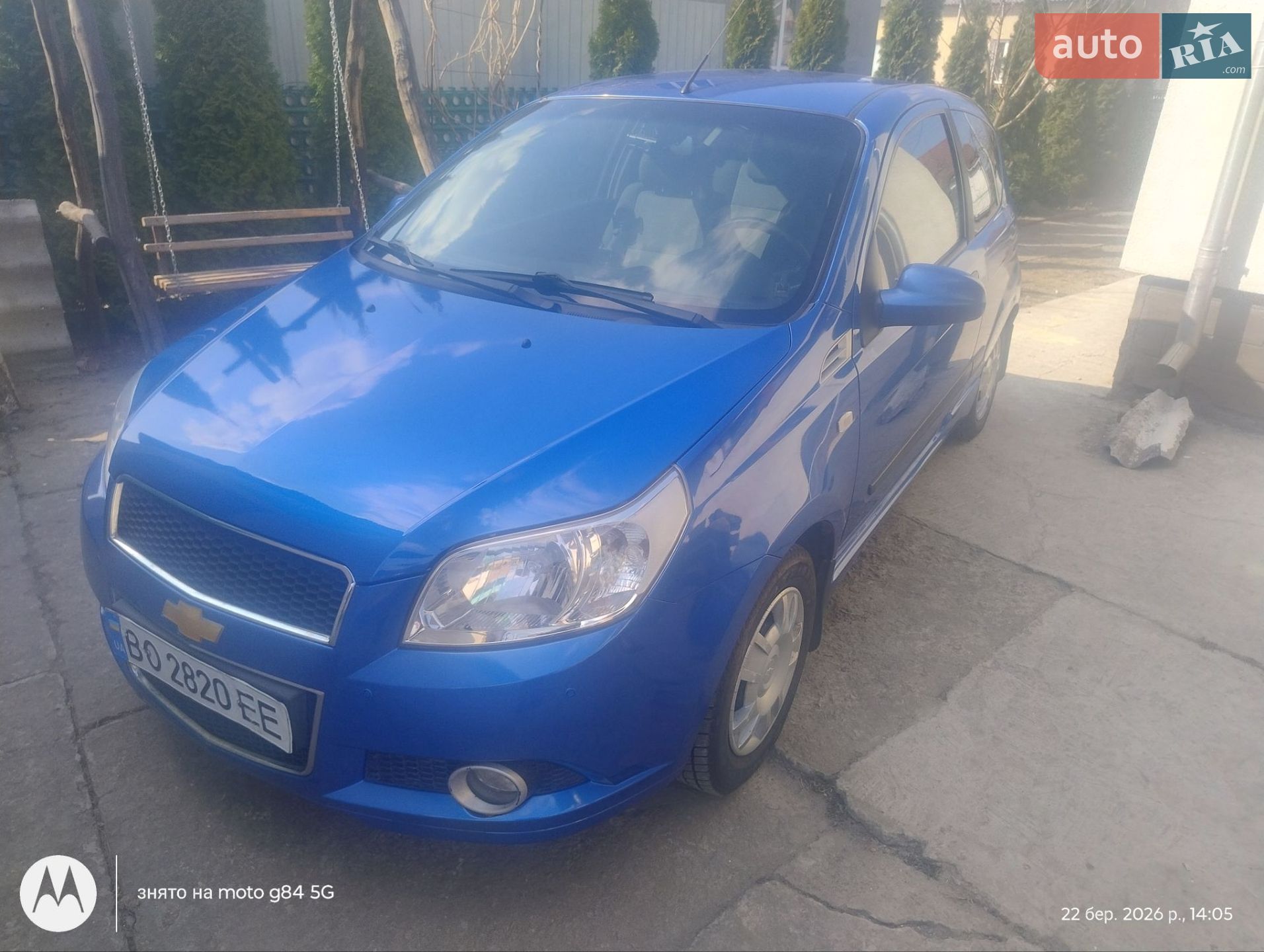 Chevrolet Aveo 2008 VIN Y6DSF08YE9B291385 фото оголошення 2 з 6