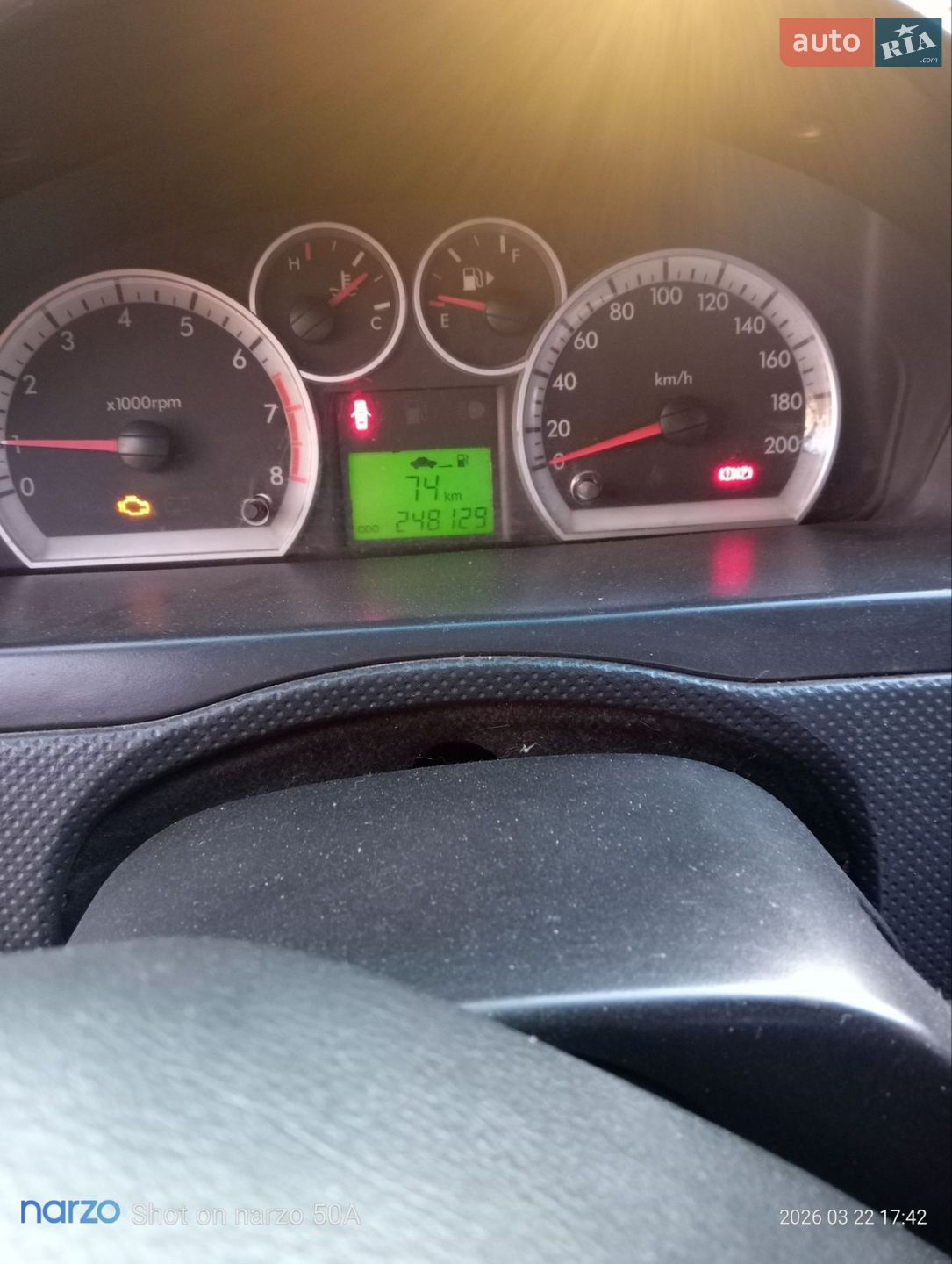 Chevrolet Aveo 2006 VIN Y6DSF69YE7B043782 фото оголошення 2 з 12