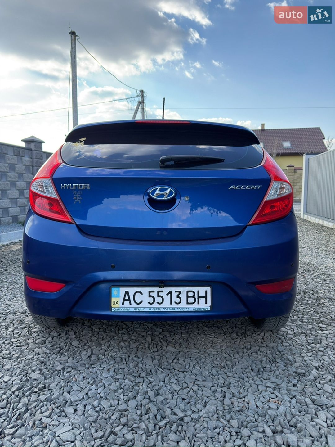 Hyundai Accent 2013 VIN Z94CU51DBCR066127 фото оголошення 7 з 13