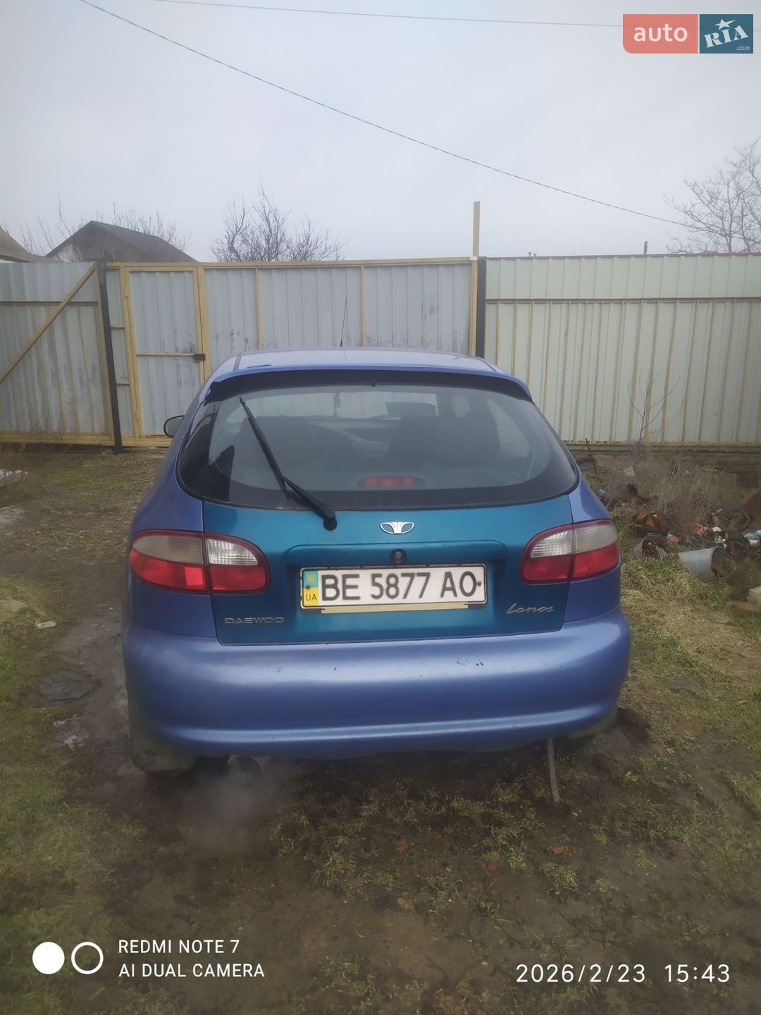 Daewoo Lanos 2007 VIN Y6DTF48YD7W327766 фото оголошення 9 з 34