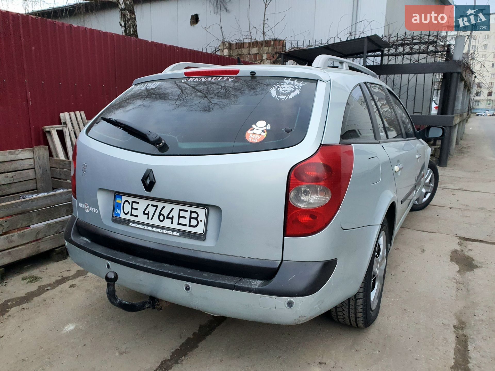 Renault Laguna 2002 VIN VF1KG0F0627755011 фото оголошення 10 з 14