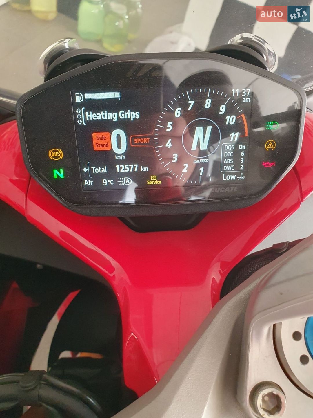 Ducati Supersport 2022 VIN ZDMVABDS4NB003283 фото оголошення 11 з 13