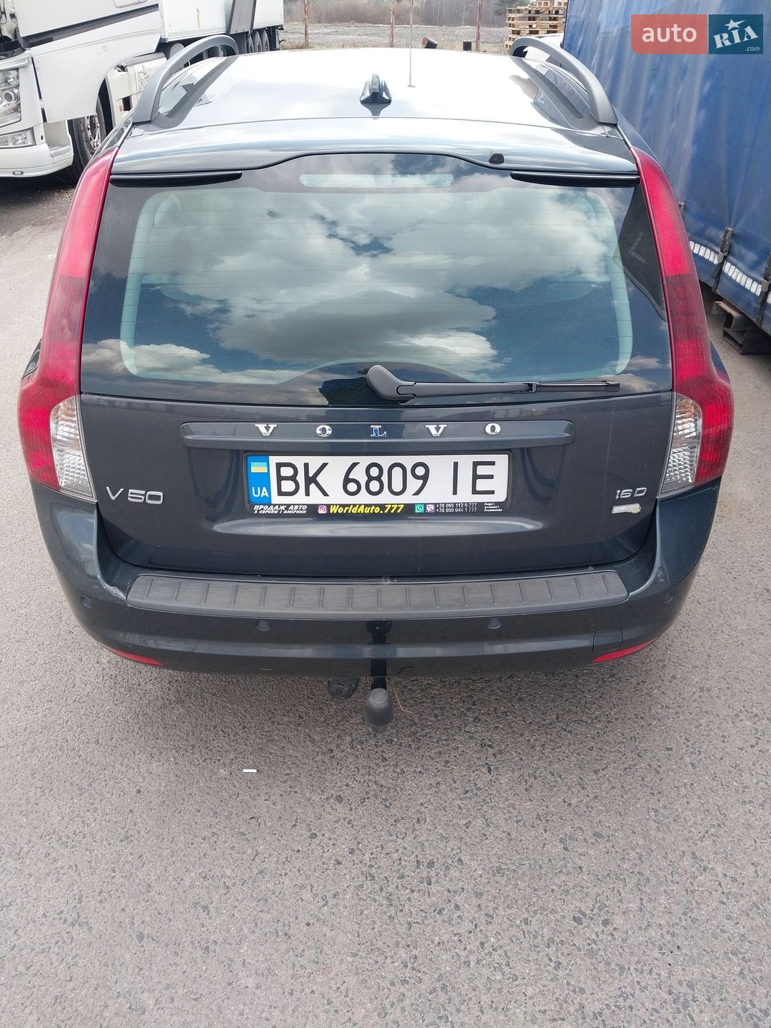 Volvo V50 2010 VIN YV1MW76F2A2578726 фото оголошення 20 з 22