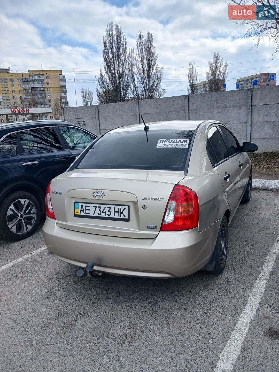 Hyundai Accent 2008 VIN Y6LCM41VP8L202133 фото оголошення 4 з 4