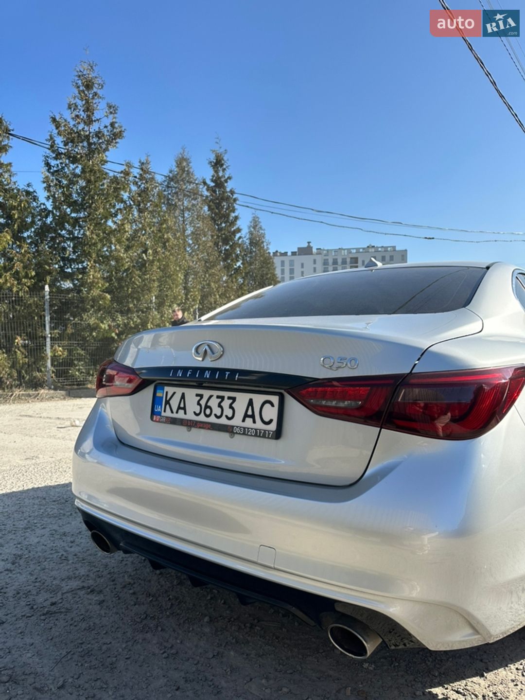 Infiniti Q50 2017 VIN JN1EV7APXJM359297 фото оголошення 3 з 6
