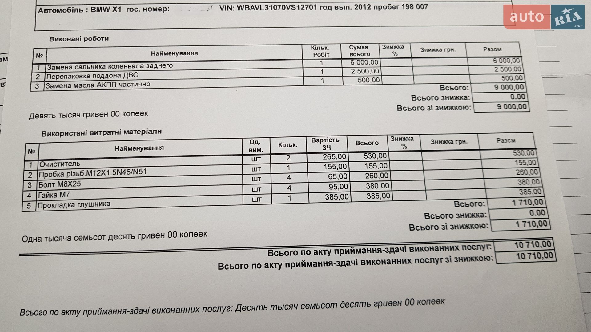 BMW X1 2012 VIN WBAVL31070VS12701 фото оголошення 33 з 38