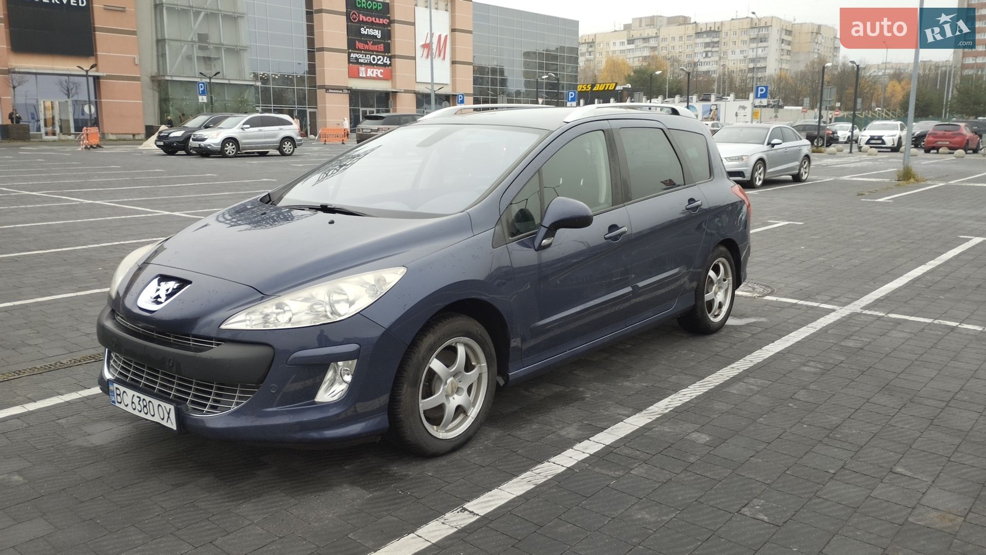 Peugeot 308 2008 VIN VF34H5FXH55344786 фото оголошення 2 з 9