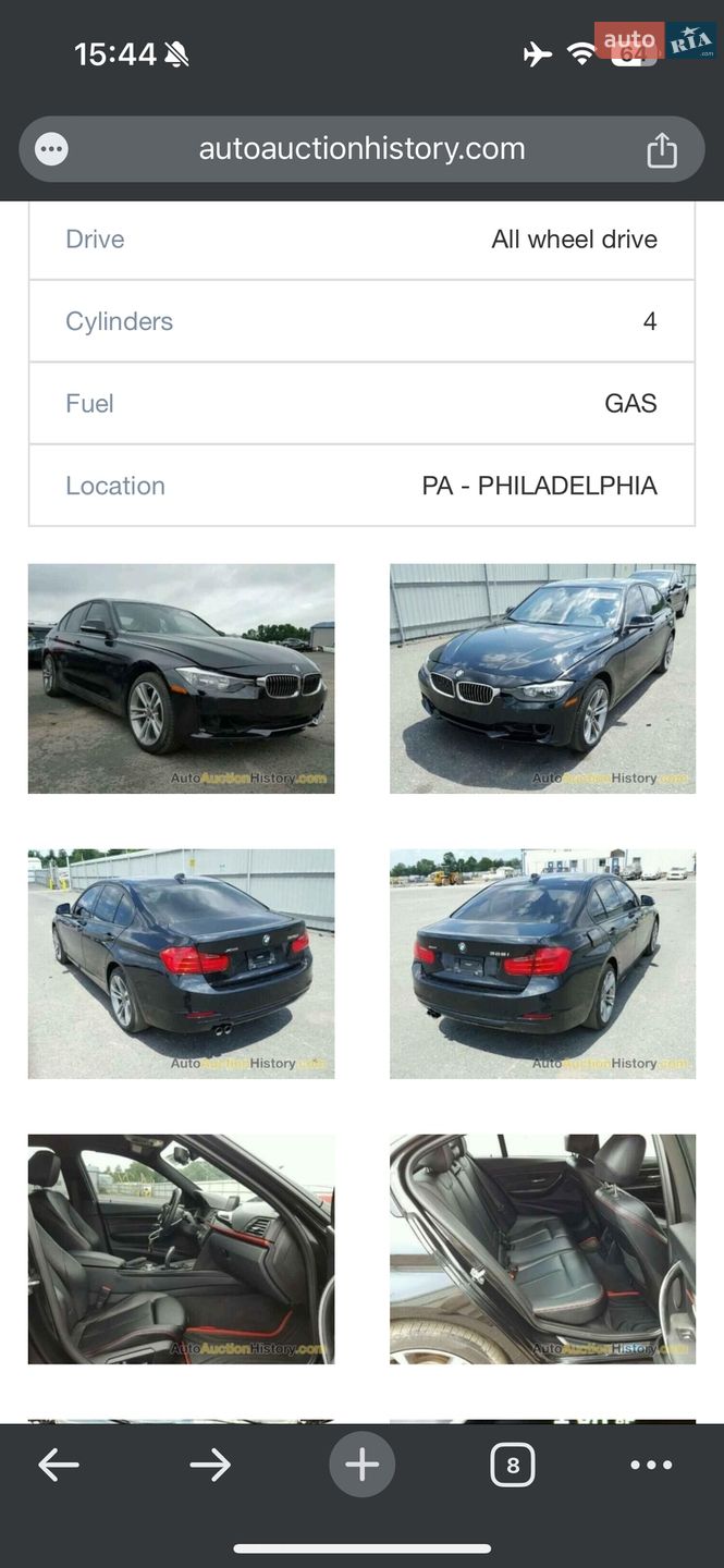 BMW 3 Series 2013 VIN WBA3B3C55DF537866 фото оголошення 20 з 21