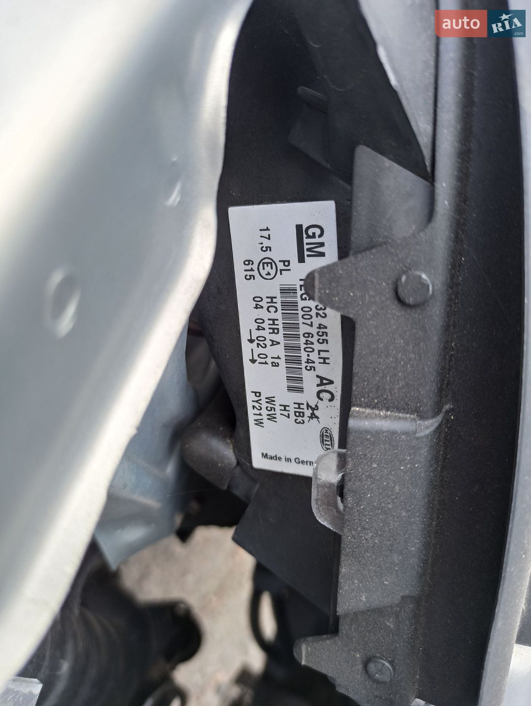 Opel Astra 2007 VIN Y6D0TGF697X014276 фото оголошення 62 з 65