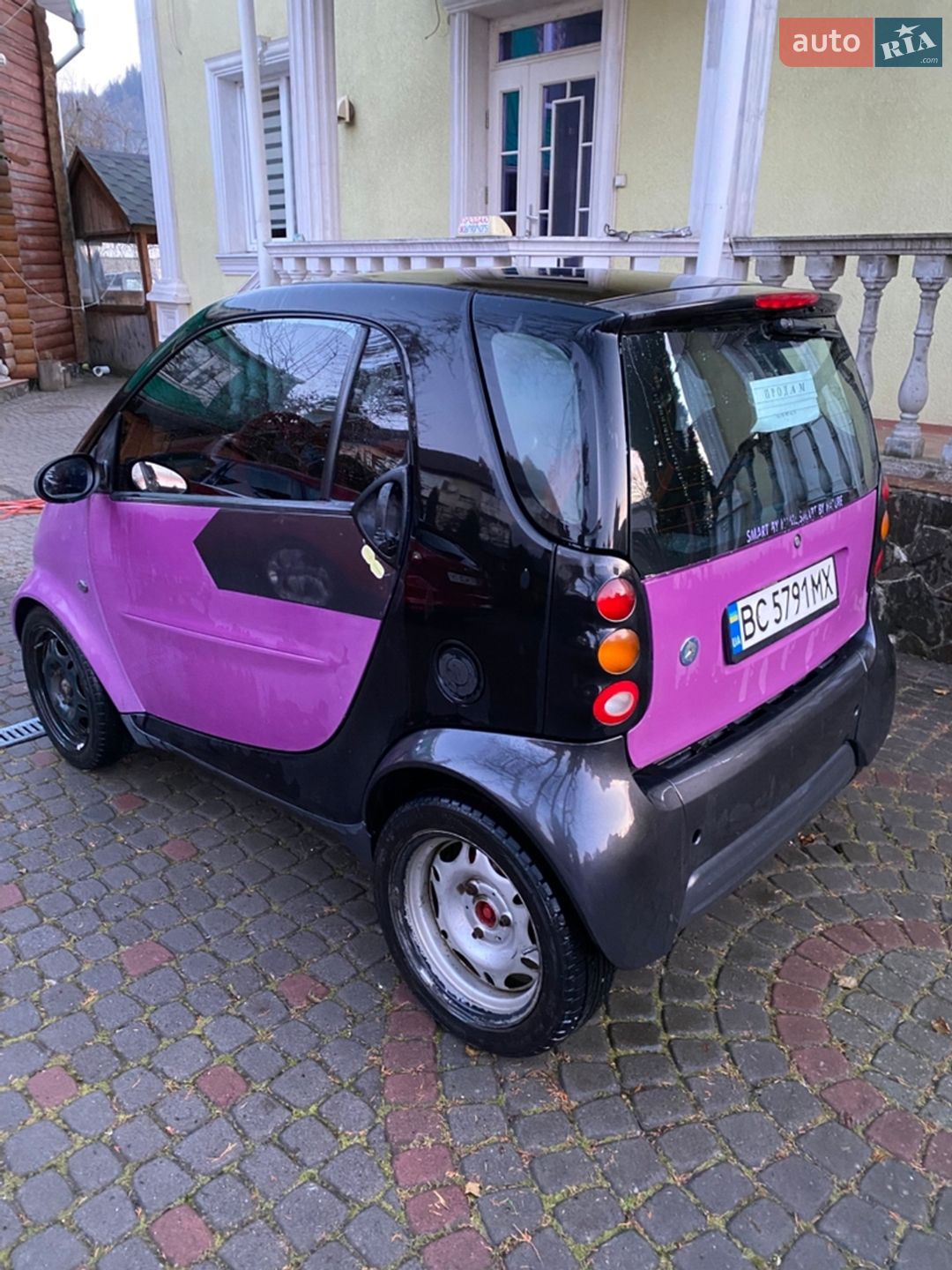 Smart Fortwo 2000 VIN WME01MC01YH099033 фото оголошення 2 з 16