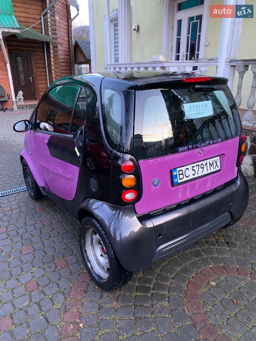 Smart Fortwo 2000 VIN WME01MC01YH099033 фото оголошення 3 з 16