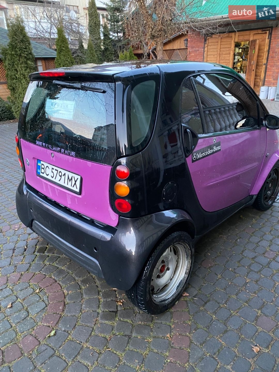 Smart Fortwo 2000 VIN WME01MC01YH099033 фото оголошення 4 з 16