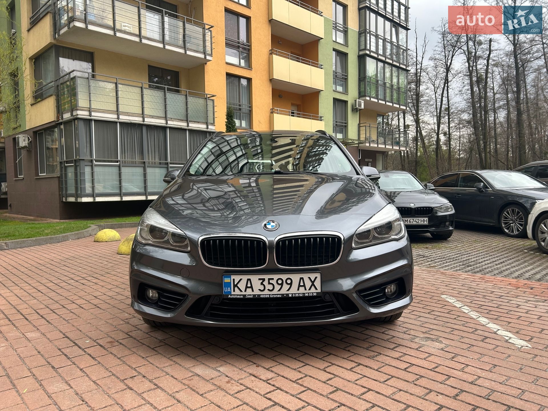 BMW 2 Series Gran Tourer 2017 VIN WBA2E710605G44686 фото оголошення 2 з 20