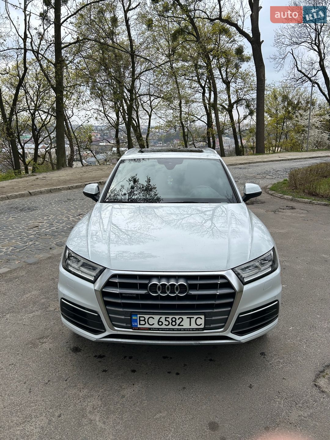 Audi Q5 2019 VIN WA1BNAFY1L2020385 фото оголошення 2 з 22