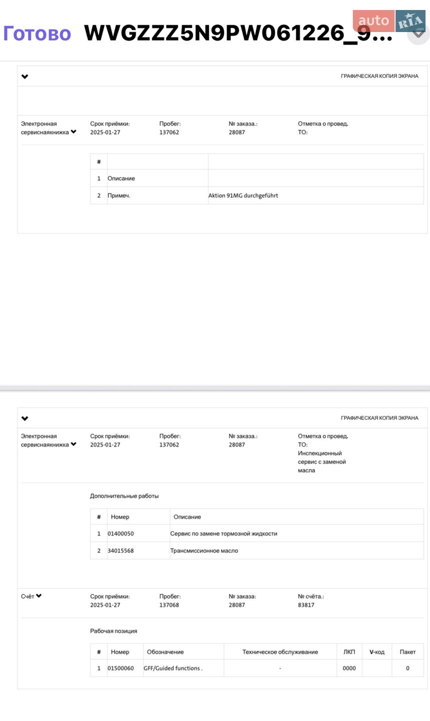 Volkswagen Tiguan 2023 VIN WVGZZZ5N9PW061226 фото оголошення 252 з 361