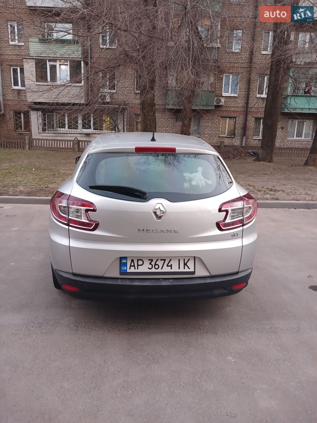 Renault Megane 2012 VIN VF1KZ1G0247836571 фото оголошення 4 з 11