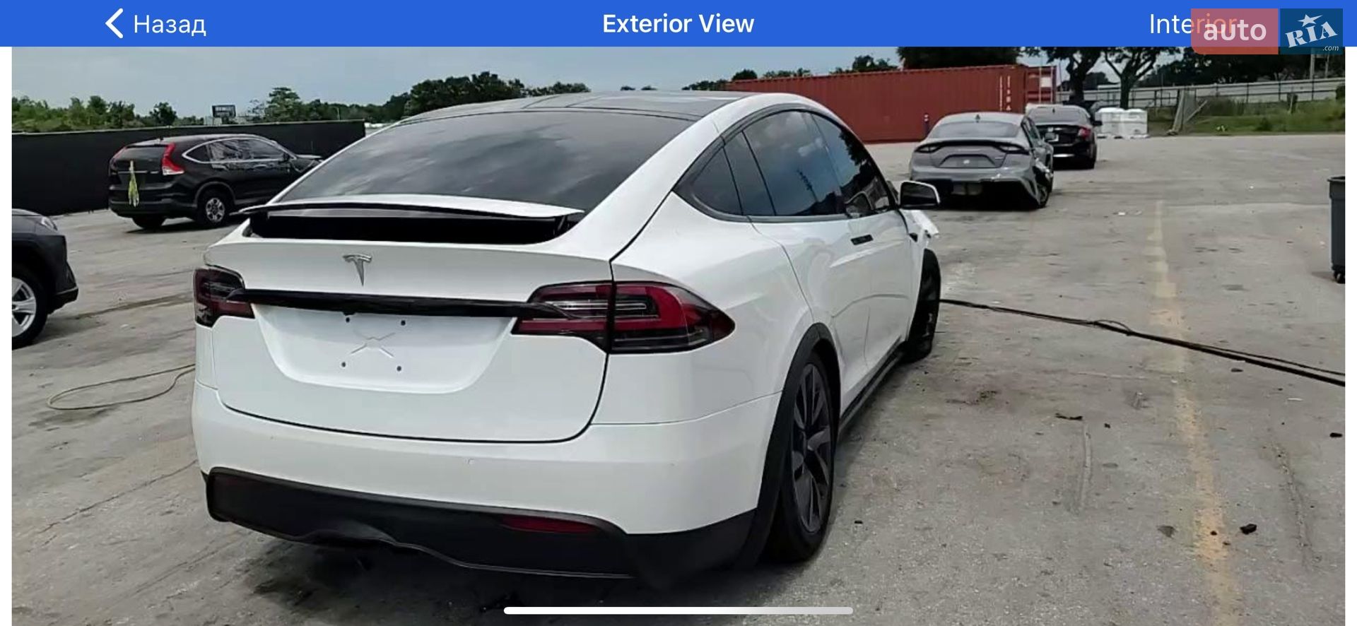 Tesla Model X 2021 VIN 5YJXCBE51MF326726 фото оголошення 21 з 24