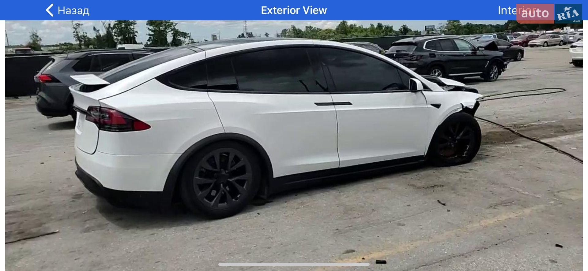 Tesla Model X 2021 VIN 5YJXCBE51MF326726 фото оголошення 23 з 24