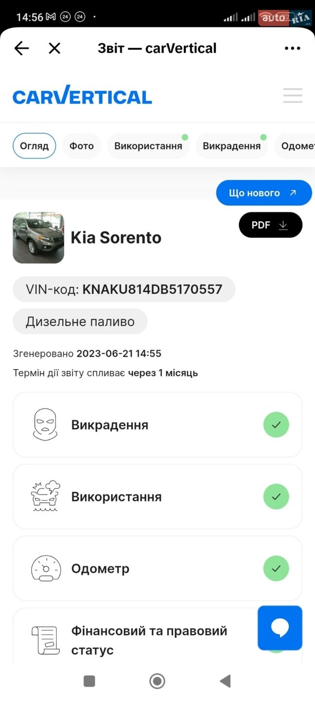 Kia Sorento 2011 VIN KNAKU814DB5170557 фото оголошення 24 з 62