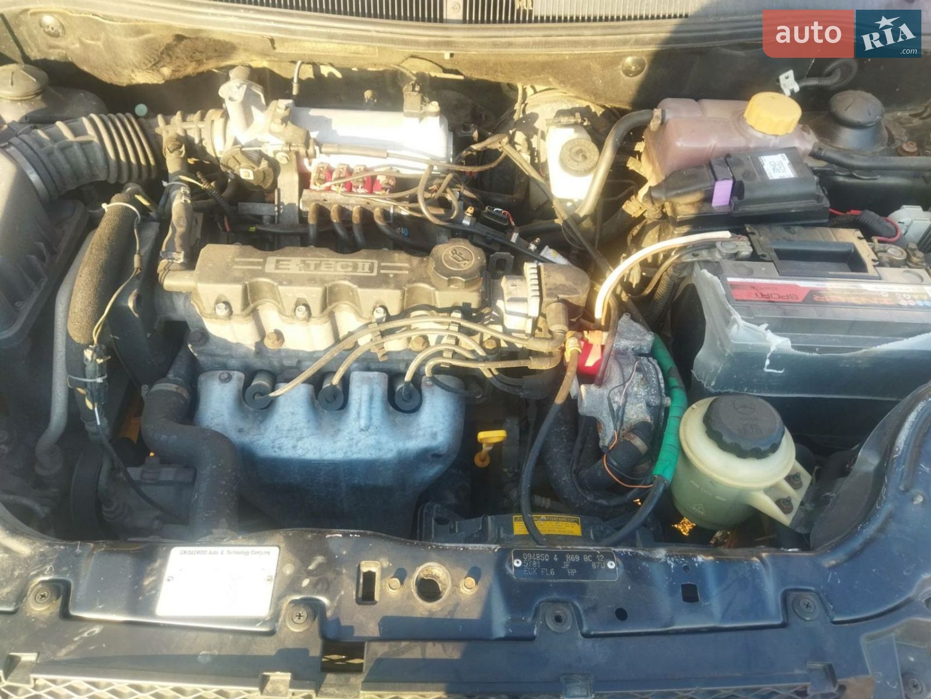 Chevrolet Aveo 2006 VIN Y6DSF69YE7B059121 фото оголошення 7 з 27
