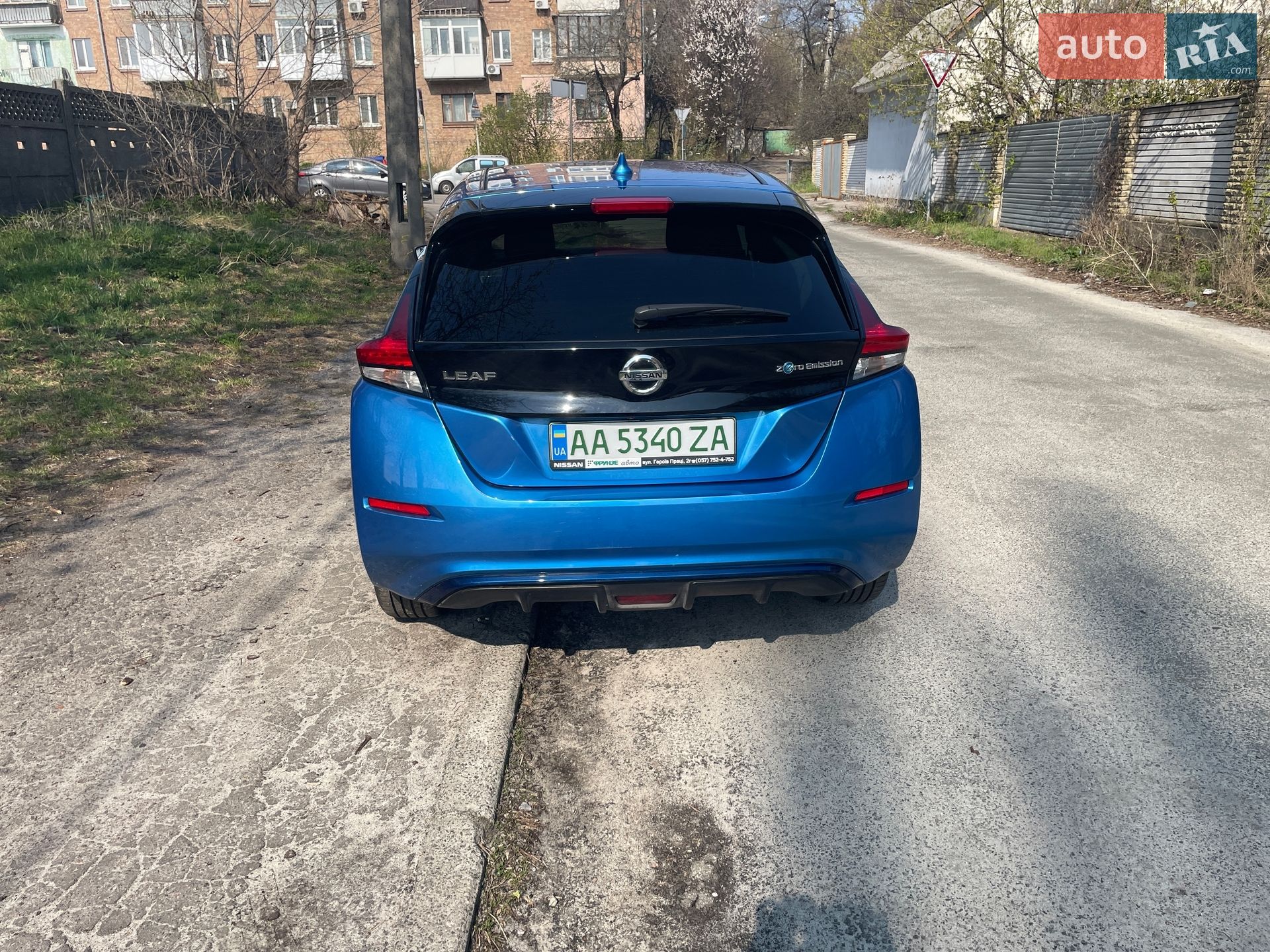 Nissan Leaf 2021 VIN SJNFAAZE1U0142686 фото оголошення 2 з 11