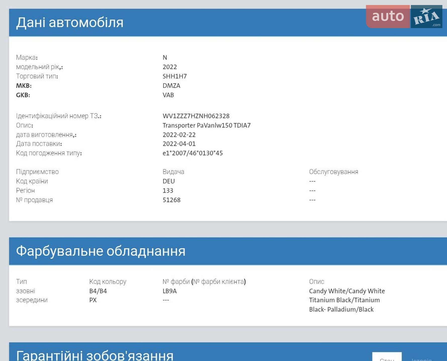 Volkswagen Transporter 2022 VIN WV1ZZZ7HZNH062328 фото оголошення 24 з 58