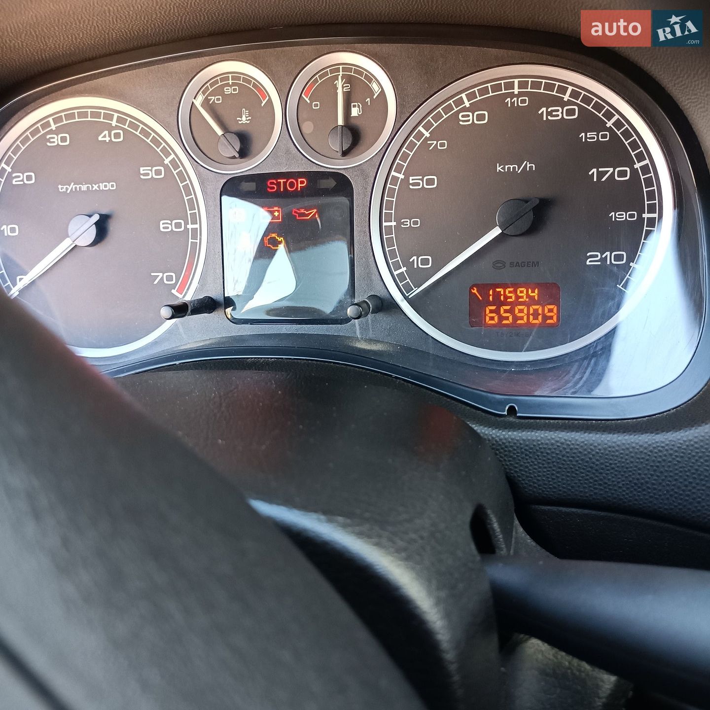 Peugeot 307 2005 VIN VF33CRFNC83765425 фото оголошення 7 з 24