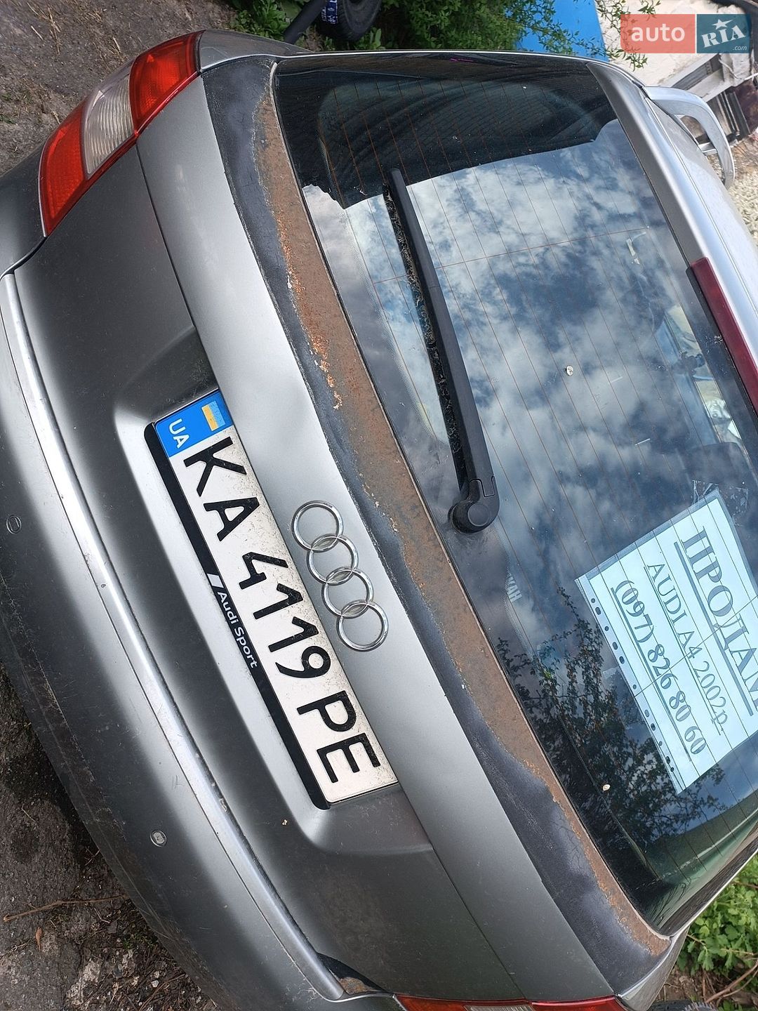 Audi A4 2002 VIN WAUZZZ8E03A127344 фото оголошення 9 з 9
