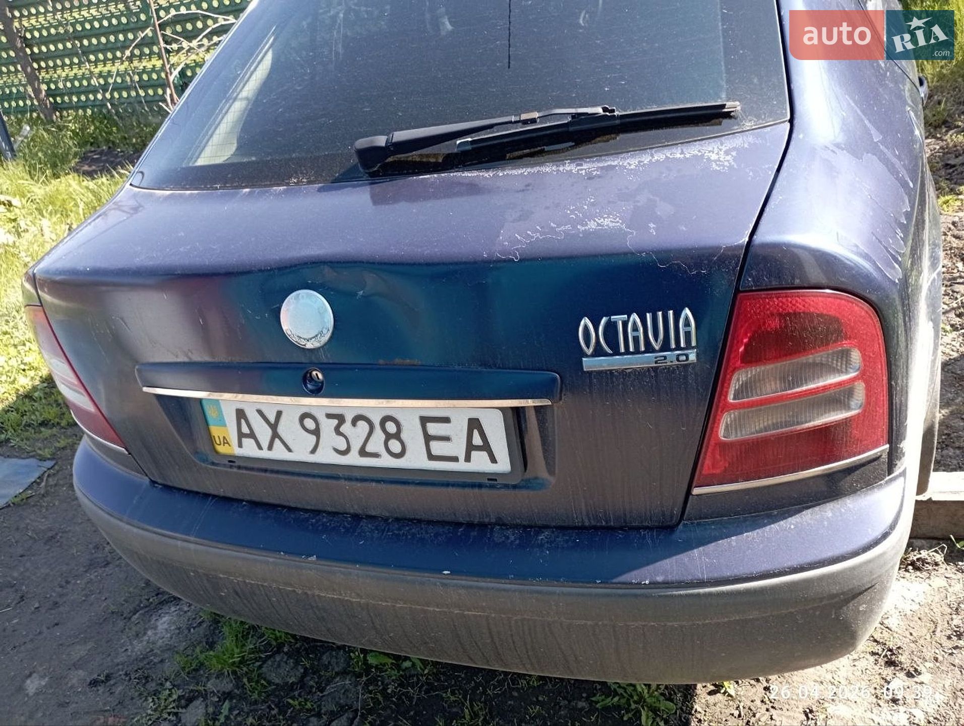 Skoda Octavia 2001 VIN TMBBE41U922564675 фото оголошення 3 з 8