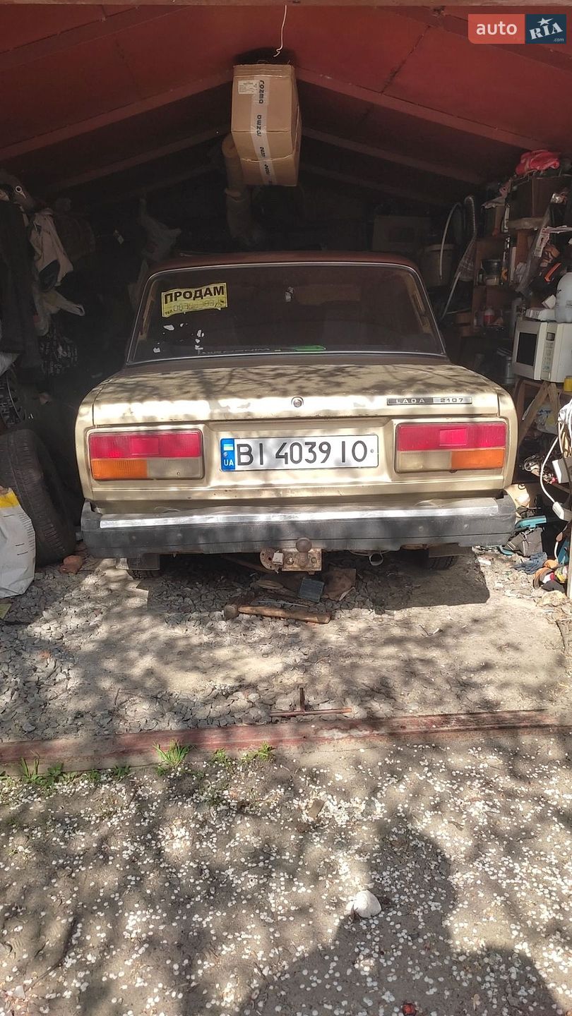 ВАЗ / Lada 2107 1989 VIN XTA210700K0455649 фото оголошення 3 з 8