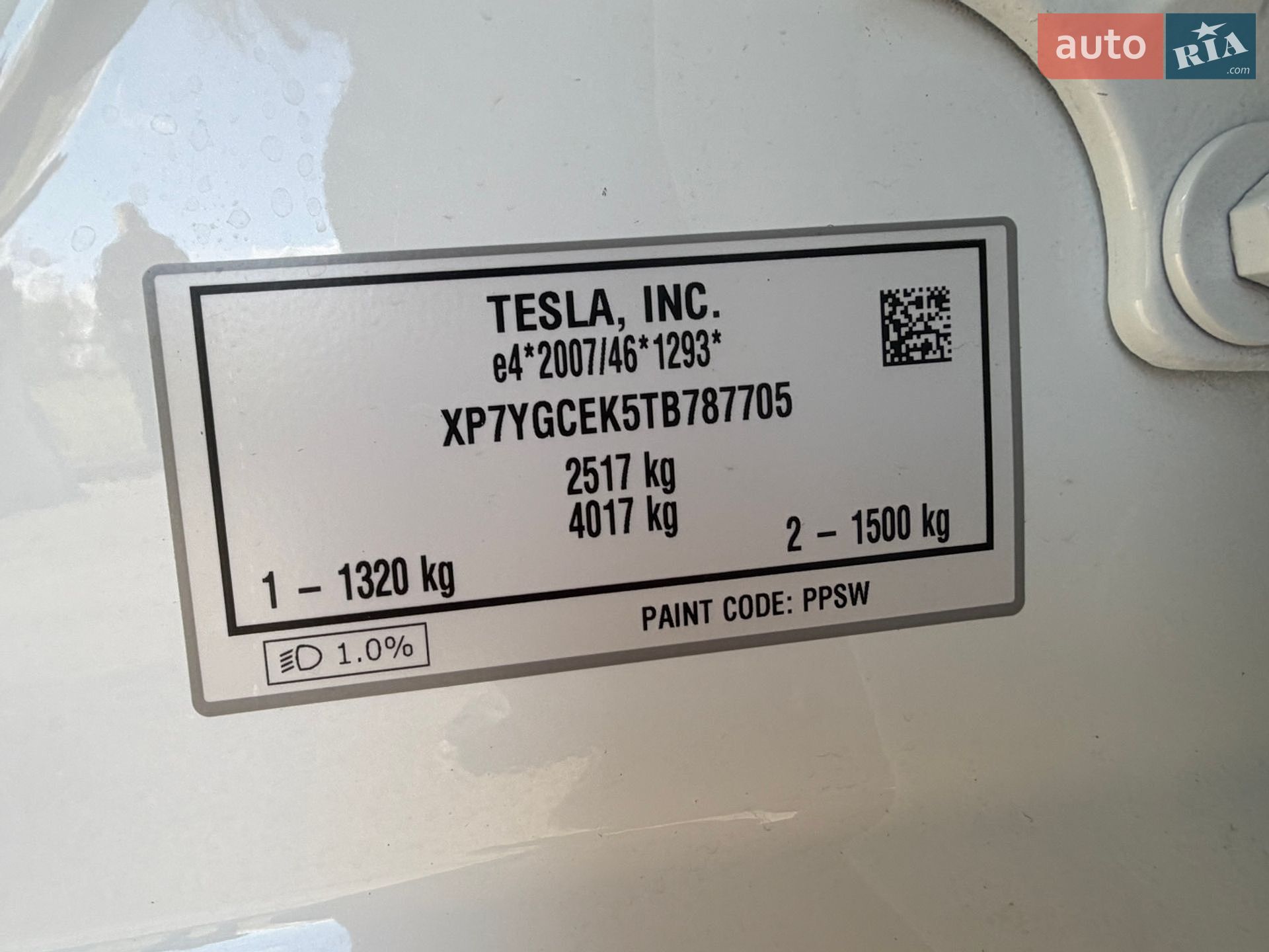 Tesla Model Y 2025 VIN XP7YGCEK5TB787705 фото оголошення 2 з 17