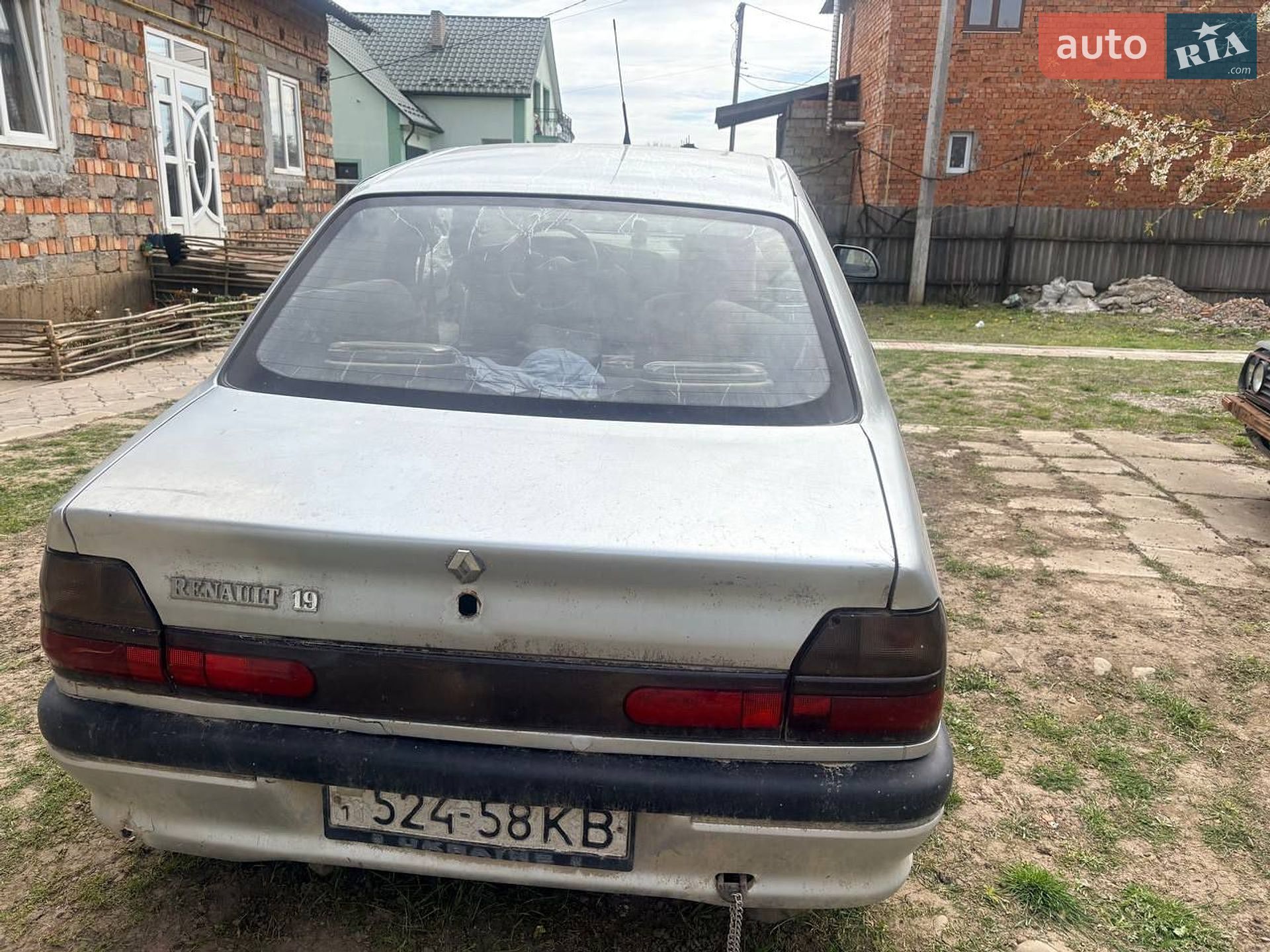 Renault 19 1992 VIN VF1L5320509603589 фото оголошення 3 з 5