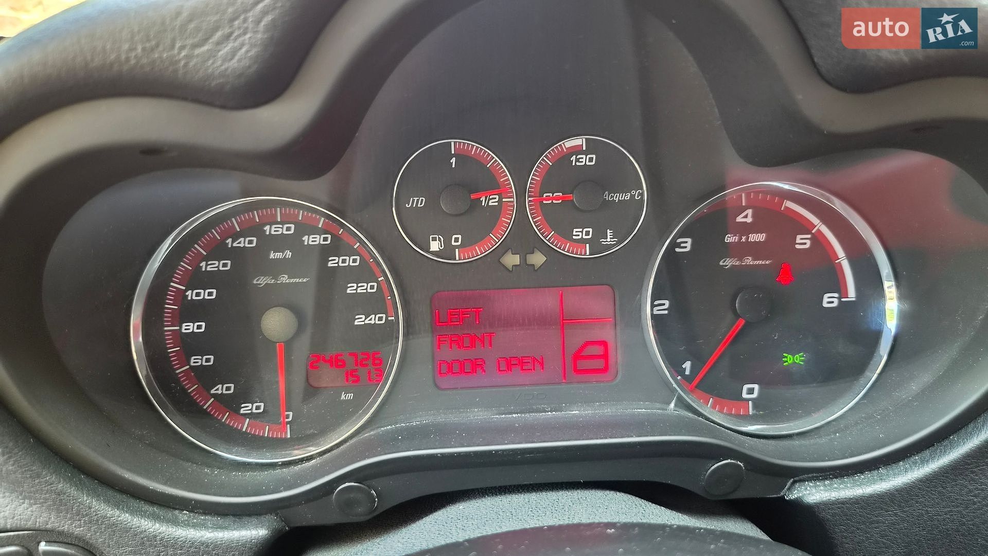 Alfa Romeo GT 2007 VIN ZAR93700005248640 фото оголошення 17 з 32