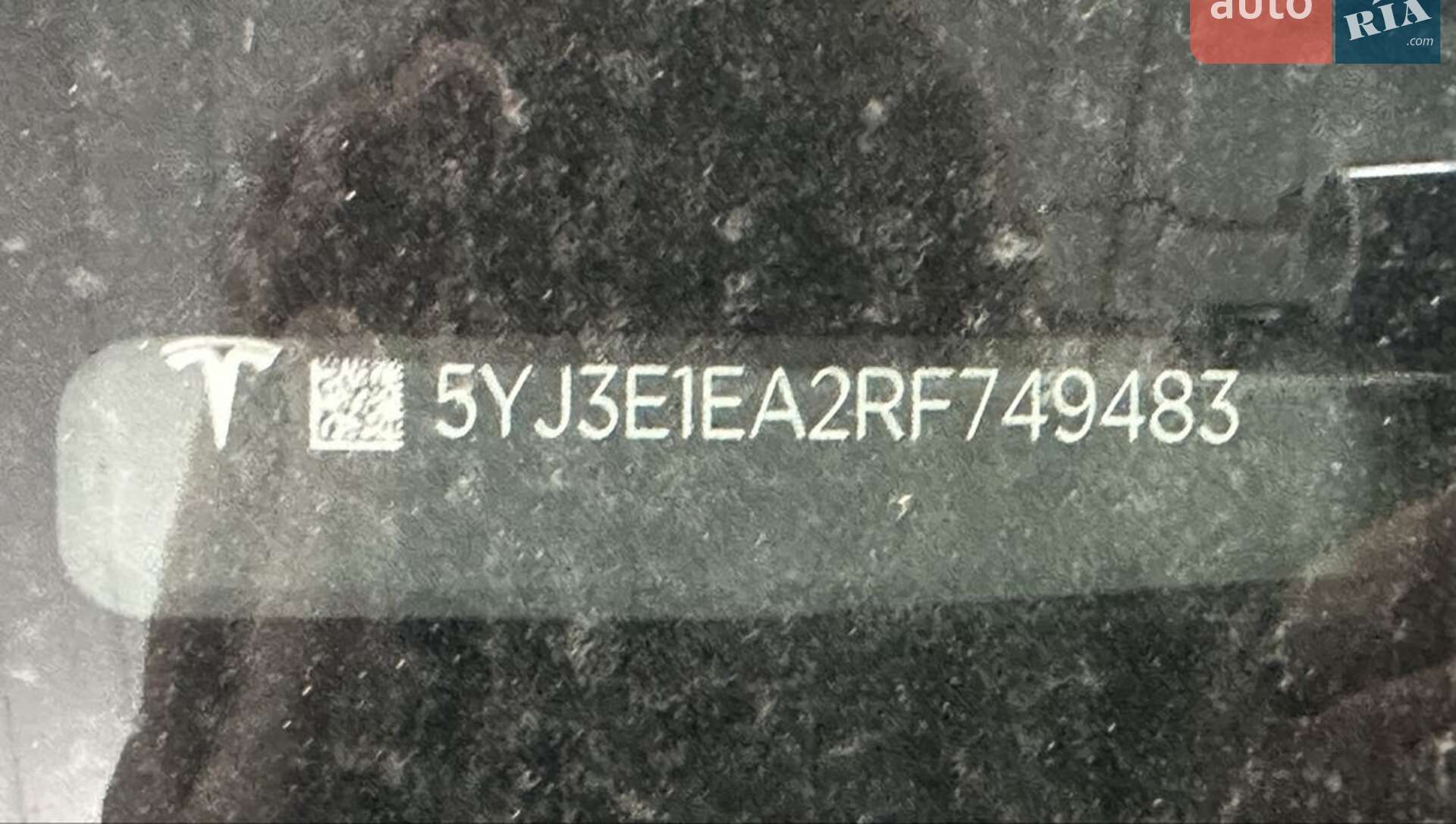 Tesla Model 3 2024 VIN 5YJ3E1EA2RF749483 фото оголошення 19 з 19