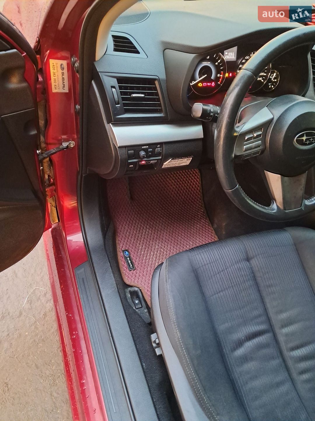 Subaru Legacy 2009 VIN JF1BRDLZ1AG005927 фото оголошення 9 з 14