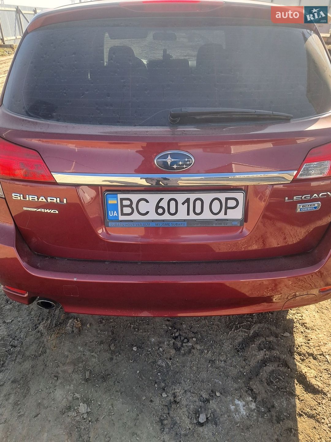 Subaru Legacy 2009 VIN JF1BRDLZ1AG005927 фото оголошення 14 з 14