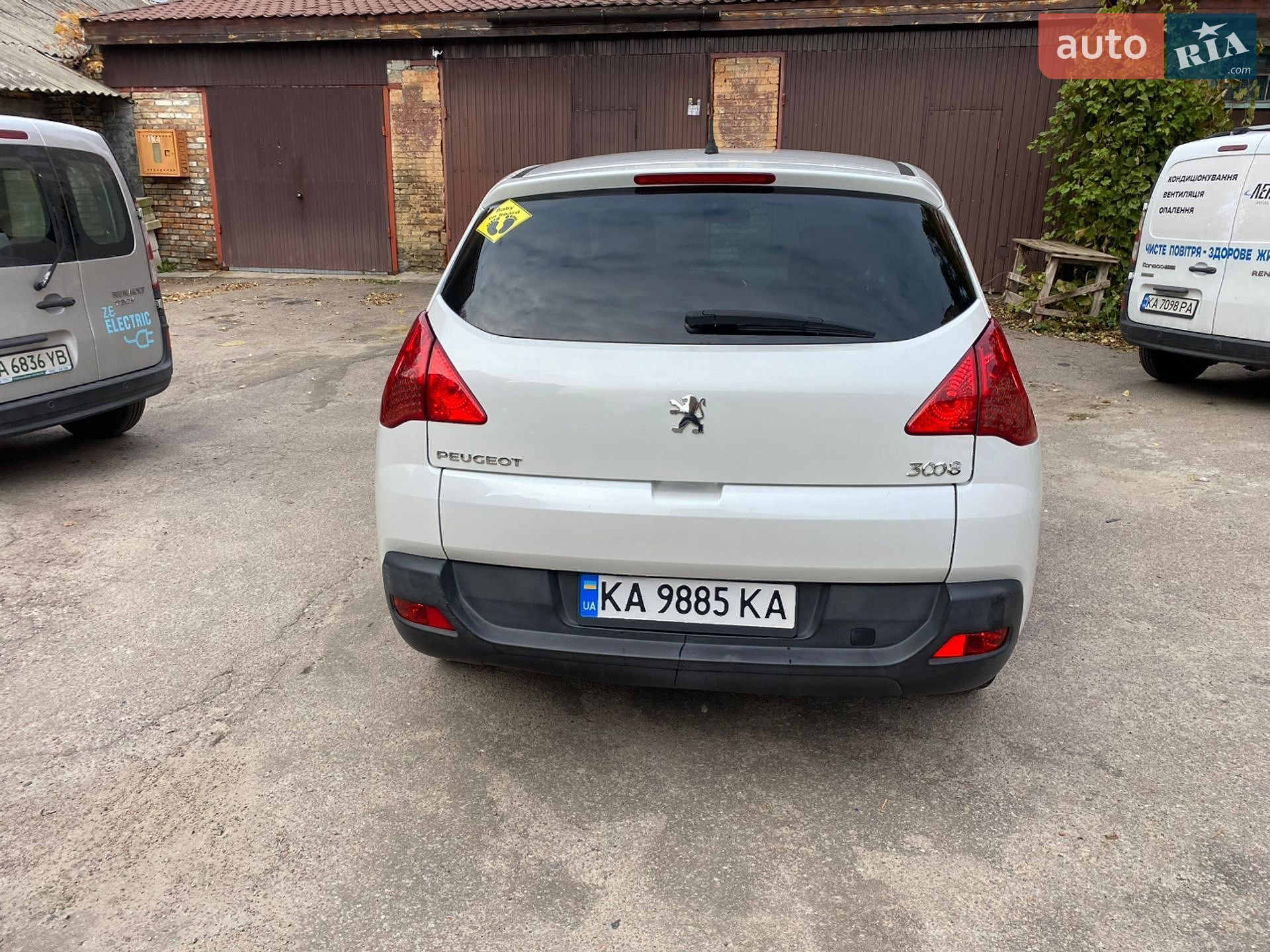 Peugeot 3008 2011 VIN VF30U9HR8BS292613 фото оголошення 9 з 10