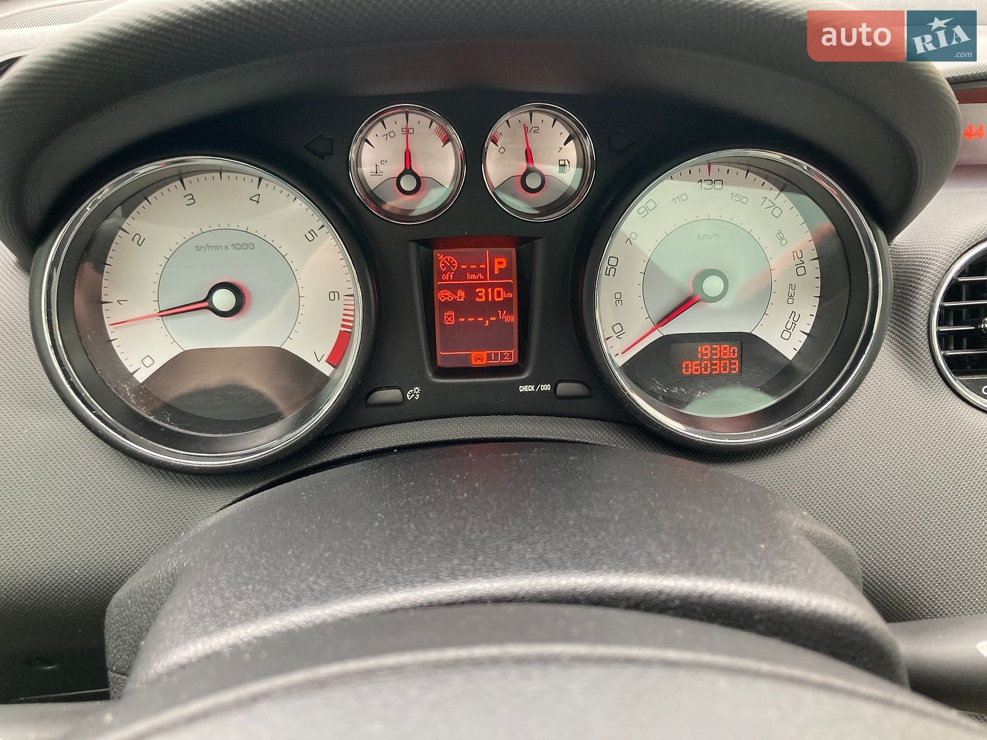 Peugeot 308 2012 VIN VF34C5FEACS227606 фото оголошення 8 з 13