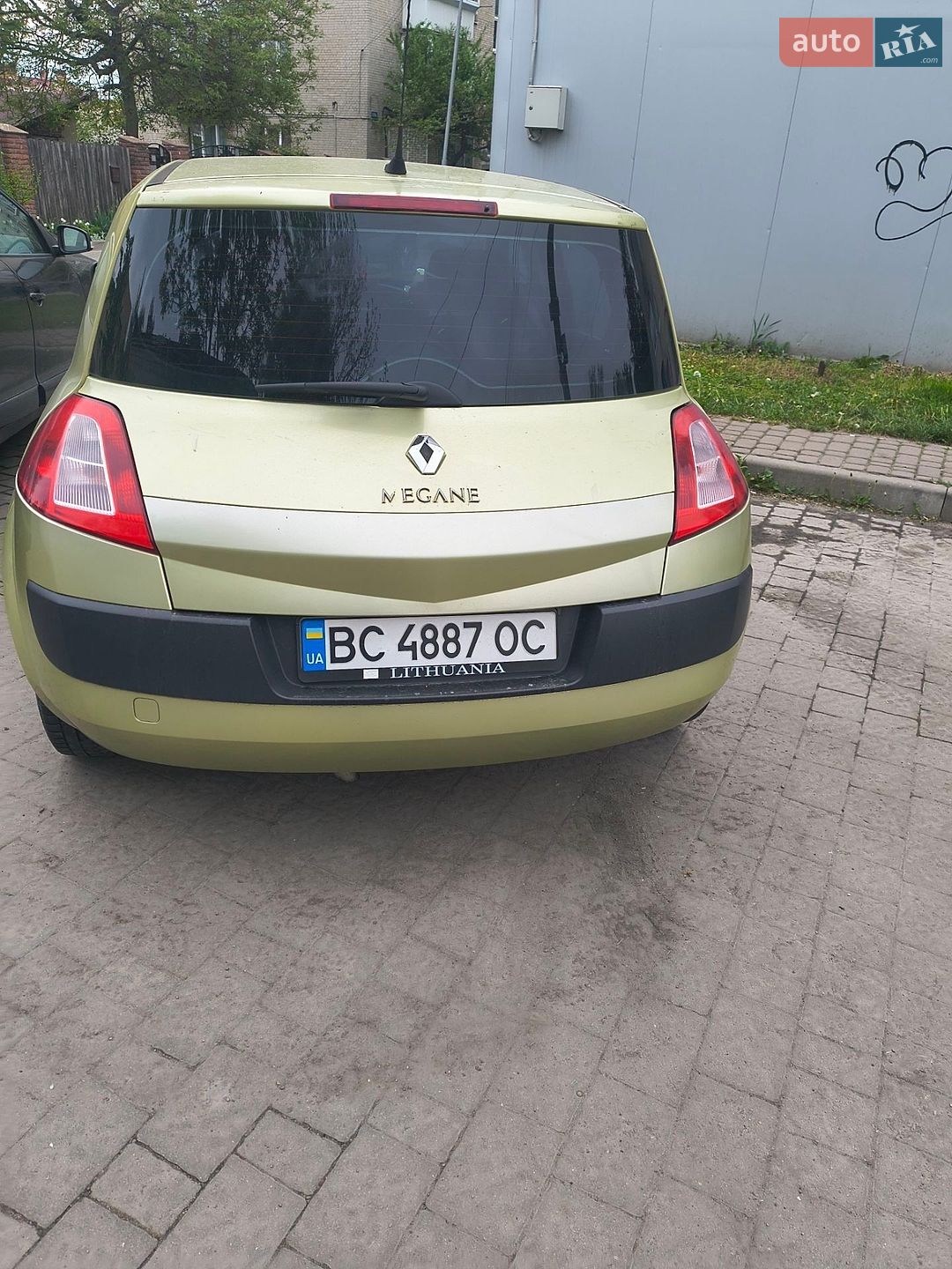 Renault Megane 2003 VIN VF1BM0J0A29560480 фото оголошення 4 з 7
