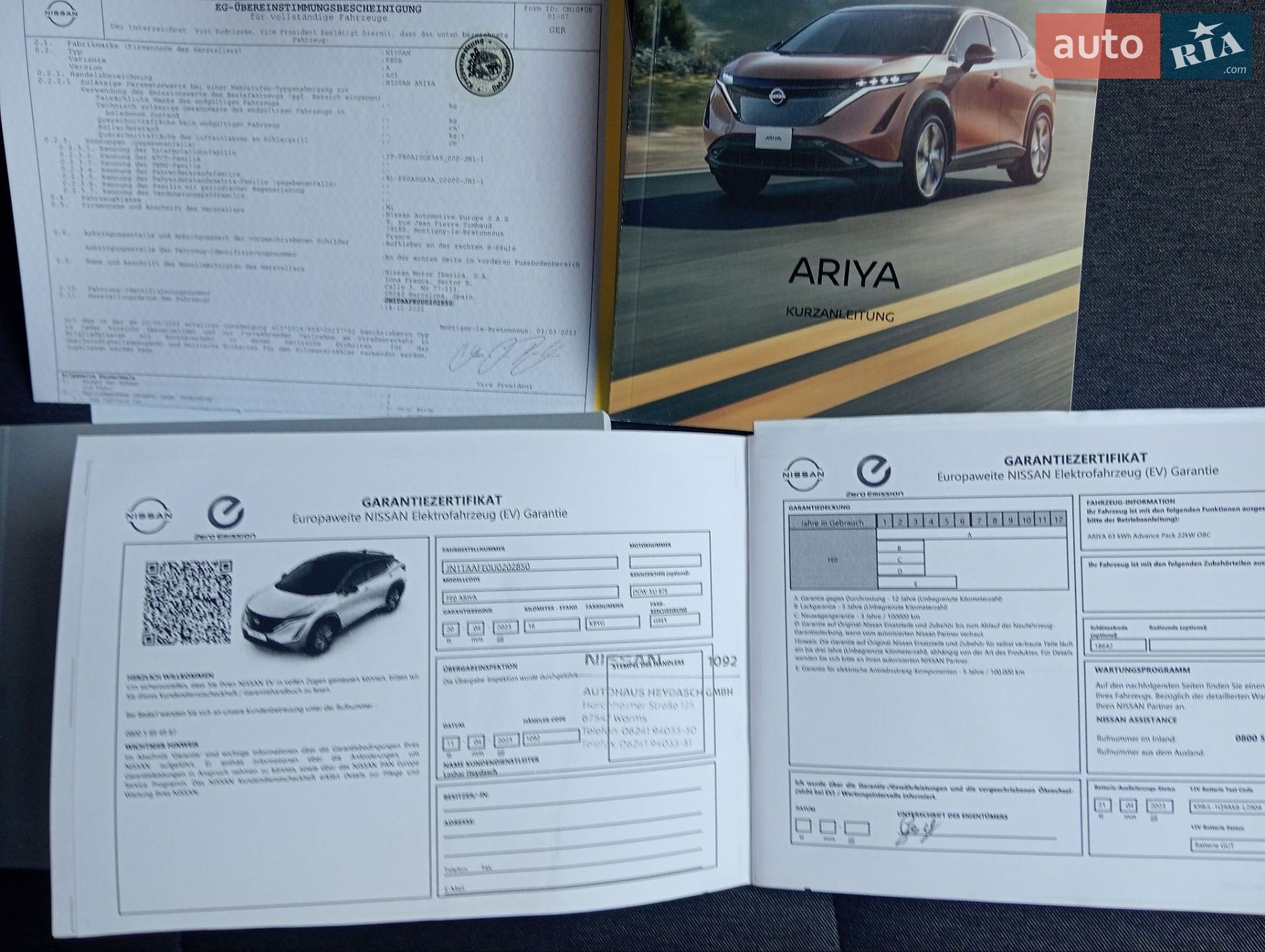 Nissan Ariya 2022 VIN JN1TAAFE0U0202850 фото оголошення 36 з 51