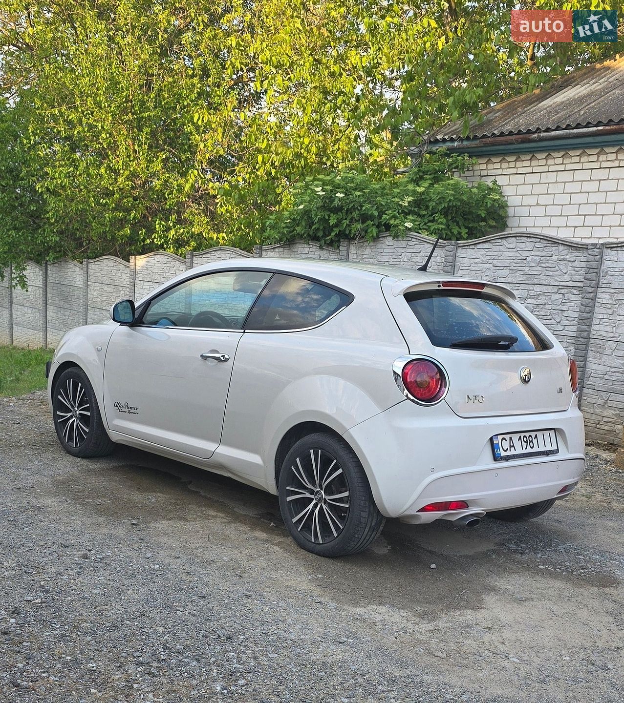 Alfa Romeo MiTo 2010 VIN ZAR95500001108454 фото оголошення 6 з 8