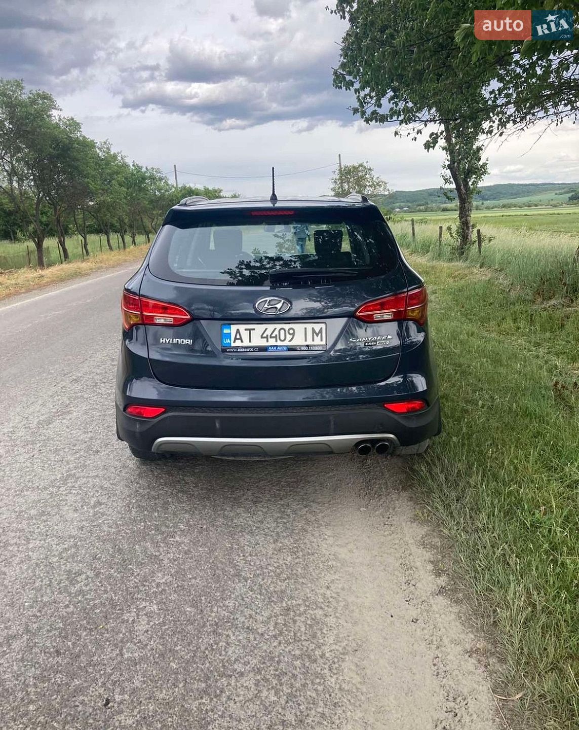 Hyundai Santa FE 2014 VIN KMHST81XCEU289175 фото оголошення 2 з 10
