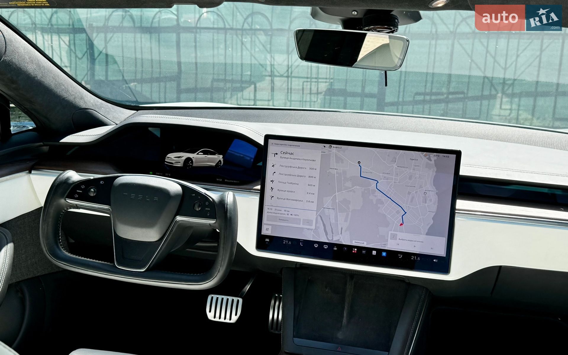 Tesla Model S 2022 VIN 5YJSA1E54NF468161 фото оголошення 15 з 21